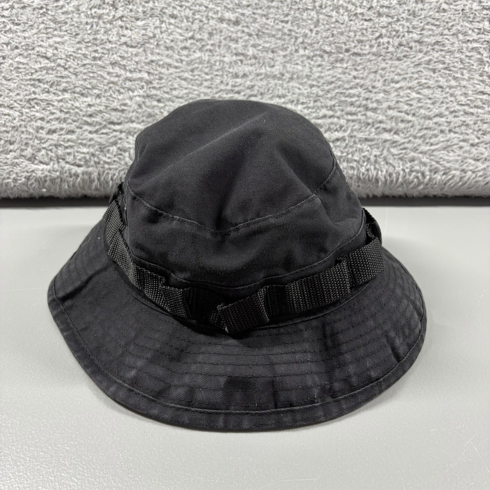 US Military Type 2 Hot Weather Boonie Hat Black Bucket Sun 7 1/2.
